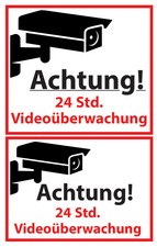 AVERY Zweckform ZDesign Hinweis-Etikett "Videoüberwacht"